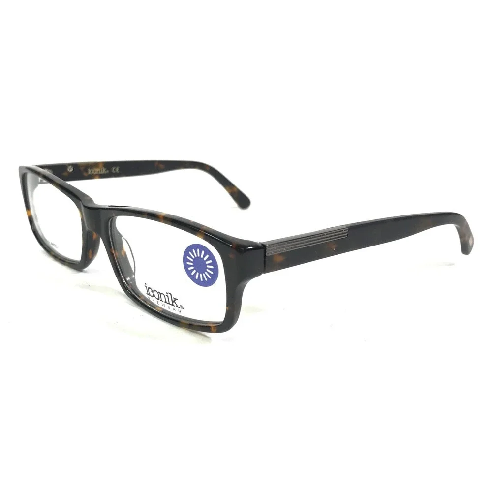 Iconik Eyeglasses Frames Spencer C02 Tortoise Rectangular Full Rim 54-16-140